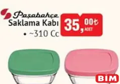 PAŞABAHÇE SAKLAMA KABI 310 CC